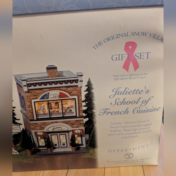 Department 56 Juliette's Bistro French Cuisine Model Vintage - Picture 2 of 11